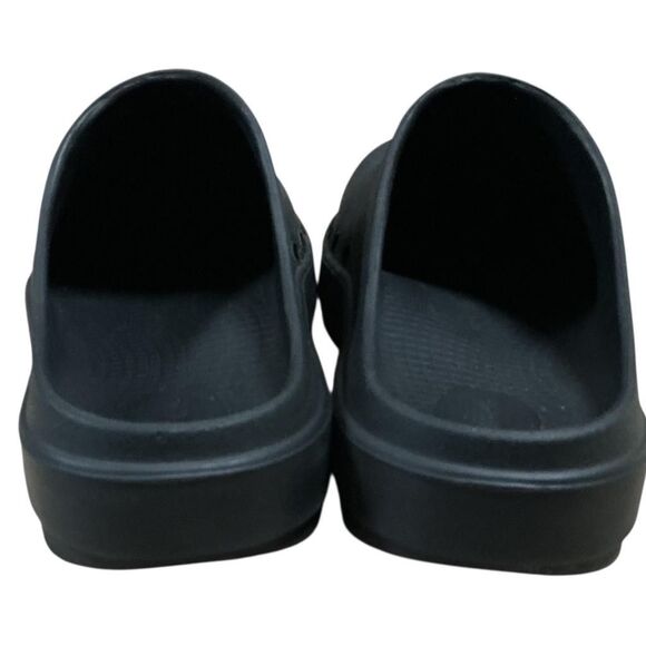 Oofos OOcloog Womens 8 Mens 6 Slip On Recovery Clogs Black Sport Slide - Picture 6 of 9